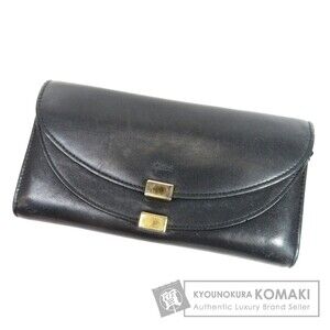 Chloe logo Crocodile leather long Wallet